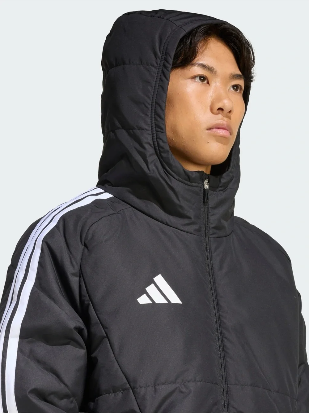 NWT Adidas Tiro26 Winter Long Jacket Black White Men’s XL JZ4109